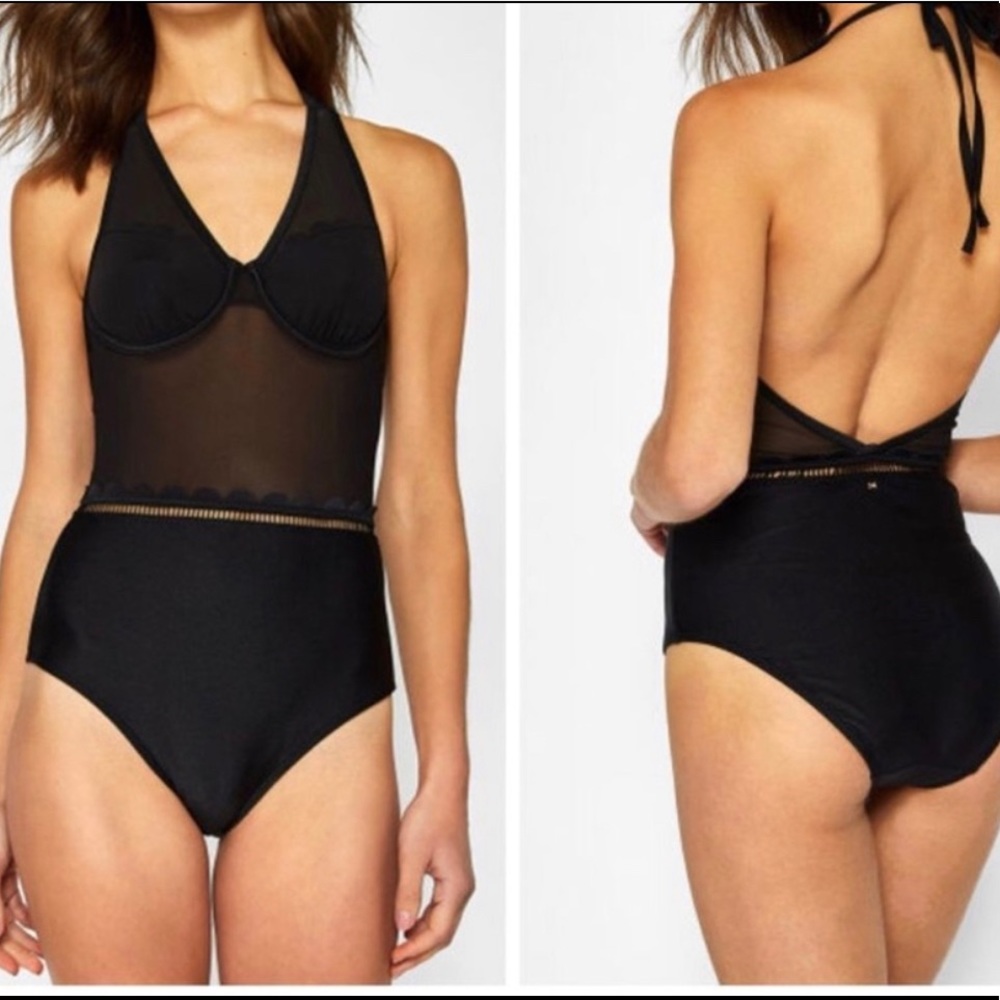 🔥Ted Baker scallop mesh swimsuit.🔥